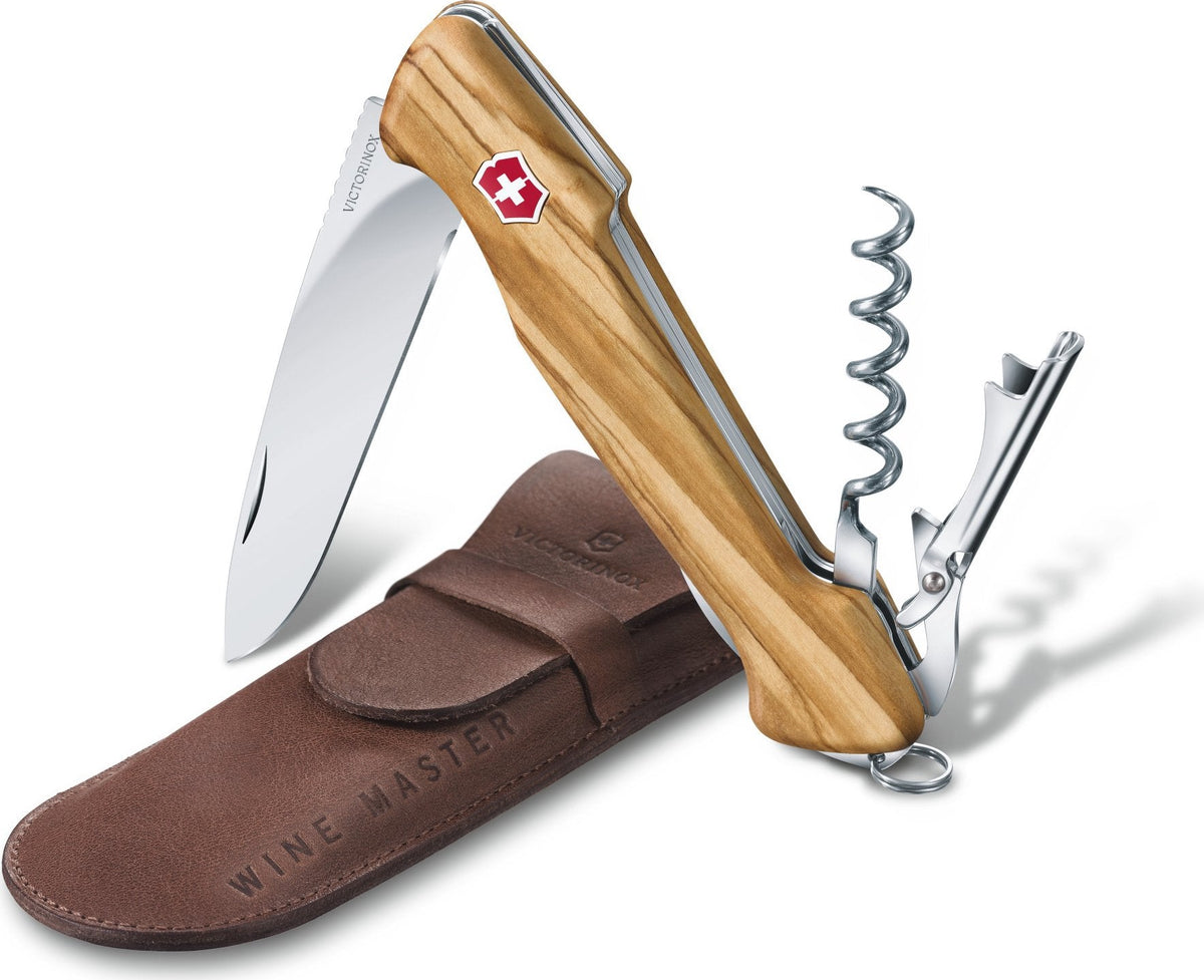 Victorinox - Olive Multi-Tool Wine Master with Leather Pouch - 0.9701.64