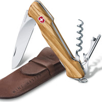 Victorinox - Olive Multi-Tool Wine Master with Leather Pouch - 0.9701.64