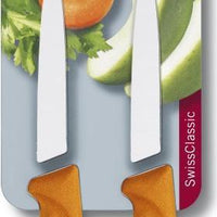 Victorinox - Orange 2 Piece 3.25" Swiss Classic Paring Knife Set - 6.7606.L119B
