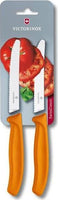 Victorinox - Orange 2 Piece 4.5" Swiss Classic Utility Knife Set - 6.7836.L119B