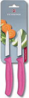 Victorinox - Pink 2 Piece 3.25" Swiss Classic Paring Knife Set - 6.7606.L115B
