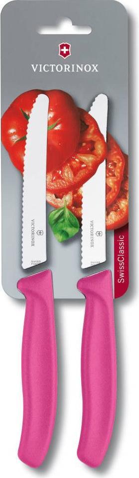 Victorinox - Pink 2 Piece 4.5" Swiss Classic Utility Knife Set - 6.7836.L115B - DISCONTINUED
