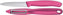 Victorinox - Pink 2 Piece Swiss Classic Paring Knife & Serrated Peeler Set - 7.6075.5-X1