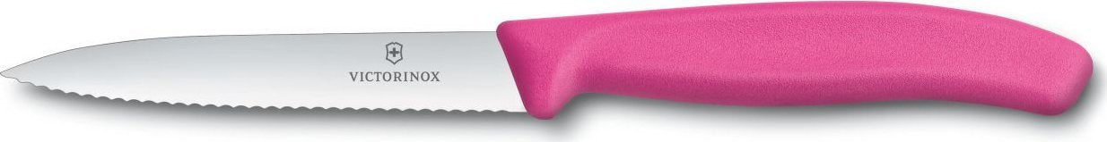 Victorinox - Pink 4" Swiss Classic Serrated Blade Paring Knife - 6.7736.L5