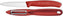 Victorinox - Red 2 Piece Swiss Classic Paring Knife & Serrated Peeler Set - 7.6075-X7