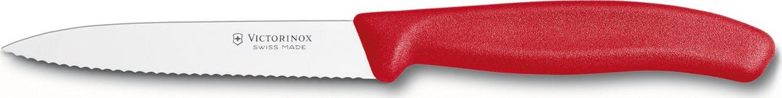Victorinox - Red 4" Swiss Classic Serrated Blade Paring Knife - 6.7731.C1