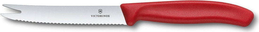 Victorinox - Red 4.25" Serrated Blade Slice & Serve Knife - 6.7861 - DISCONTINUED