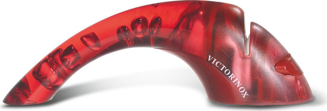 Victorinox - Red Handheld Ceramic Roller Knife Sharpener - 7.8721