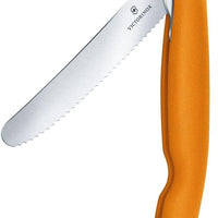 Victorinox - Swiss Classic Foldable Serrated Paring Knife Orange - 6.7836.F9B