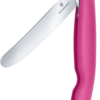 Victorinox - Swiss Classic Foldable Serrated Paring Knife Pink - 6.7836.F5B