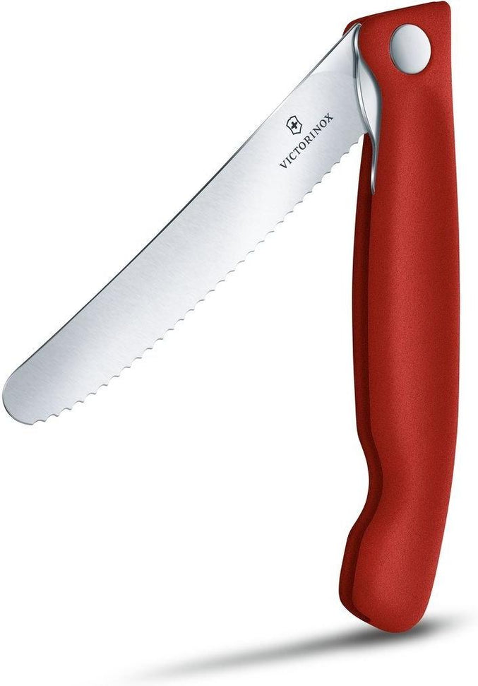 Victorinox - Swiss Classic Foldable Serrated Paring Knife Red - 6.7831.FB