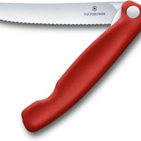 Victorinox - Swiss Classic Foldable Serrated Paring Knife Red - 6.7831.FB