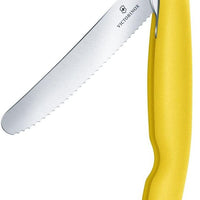 Victorinox - Swiss Classic Foldable Serrated Paring Knife Yellow - 6.7836.F8B
