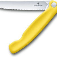 Victorinox - Swiss Classic Foldable Serrated Paring Knife Yellow - 6.7836.F8B