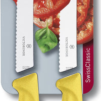 Victorinox - Yellow 2 Piece 4.5" Swiss Classic Utility Knife Set - 6.7836.L118B
