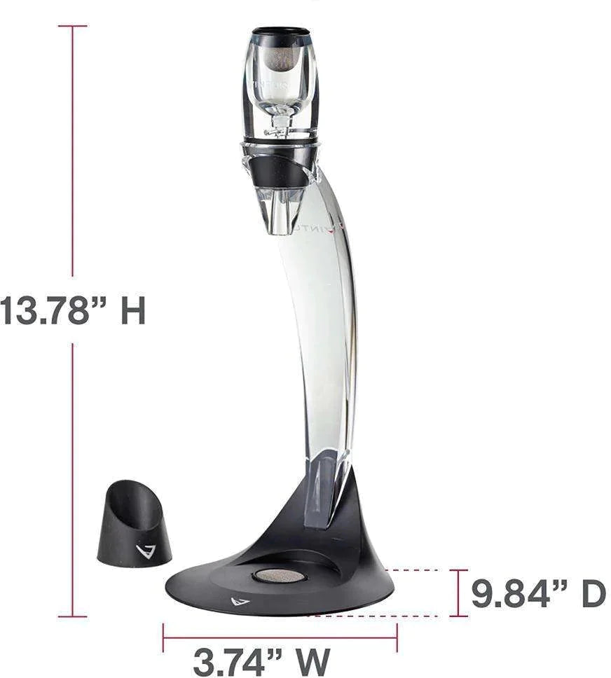 Vinturi - Red Wine Aerator Tower Set Black - V1071