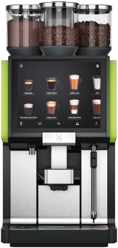 WMF - 5000S+ Coffee Machine 1 Step with 3 Hoppers, Easy Milk & FFC- 1319501087