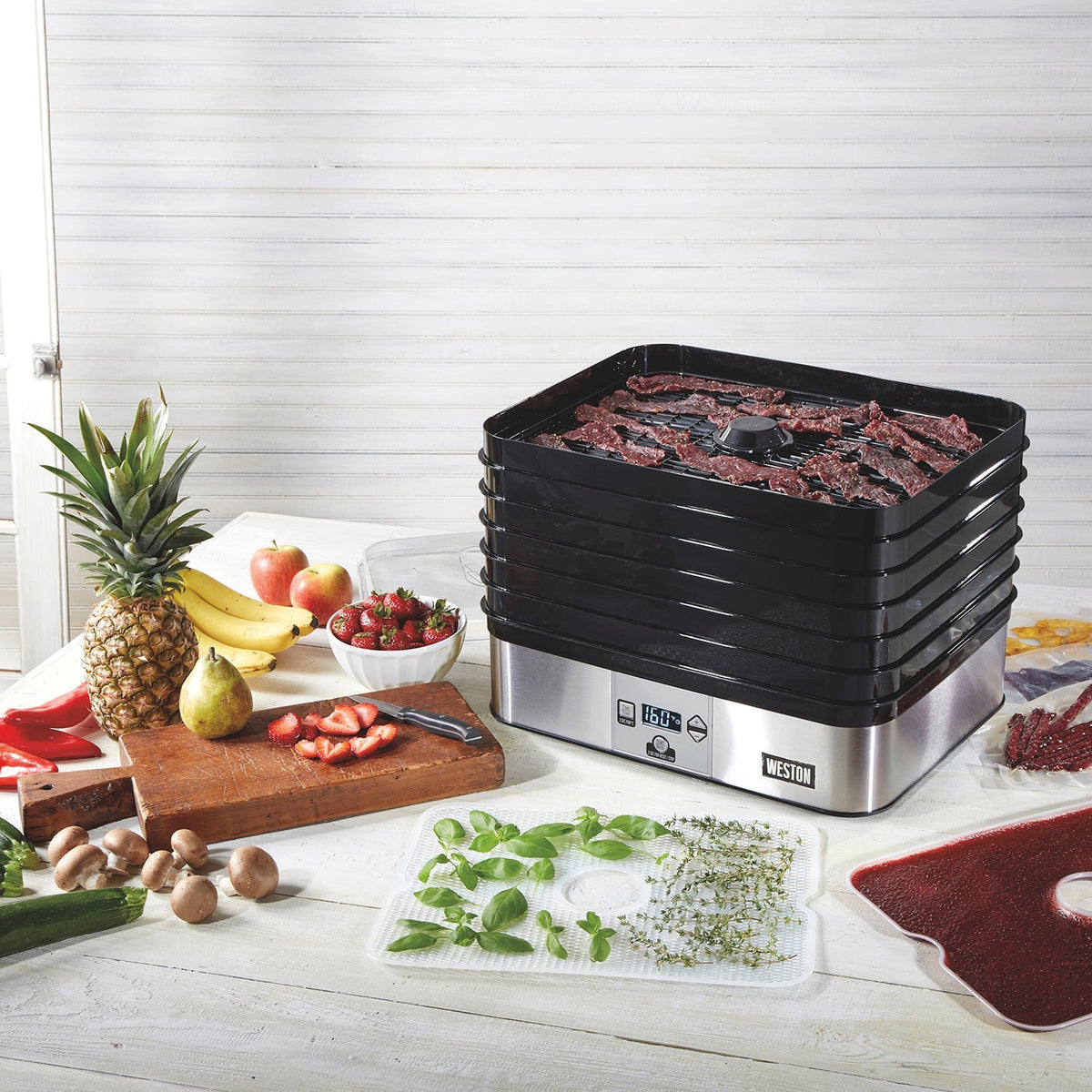 Weston - 6 Tray Digital Food Dehydrator Plus - 75-0450-W
