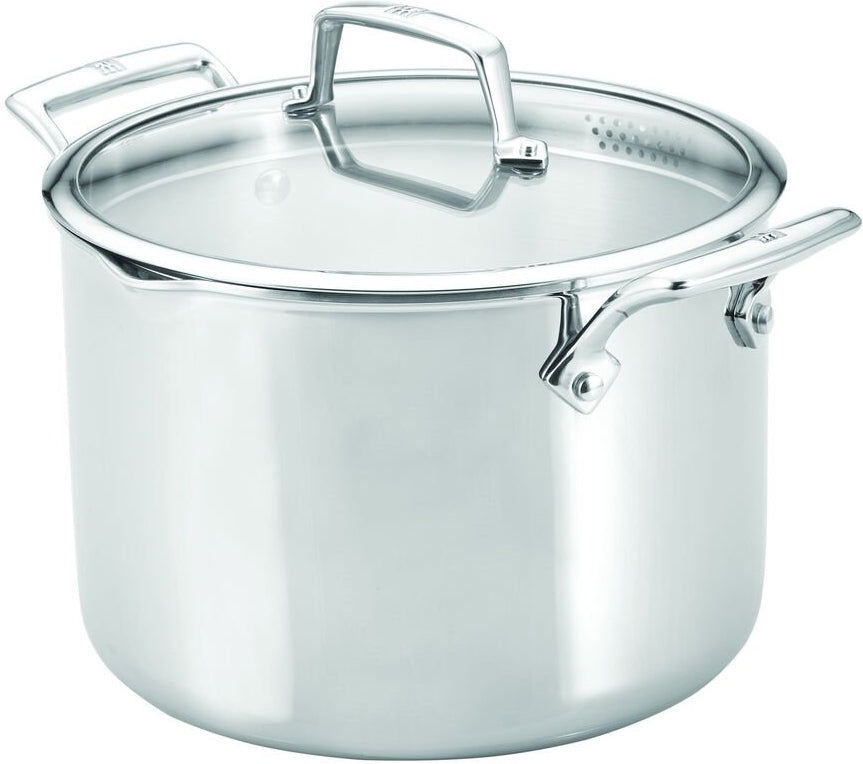 ZWILLING - Energy X3 8 QT 18/10 Stock Pot with Lid - 71143-240
