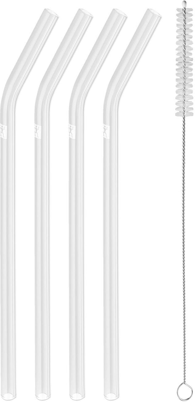 ZWILLING - Sorrento Bent Clear Glass Straws - 39500-601