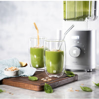 ZWILLING - Sorrento Bent Coloured Glass Straws - 39500-603