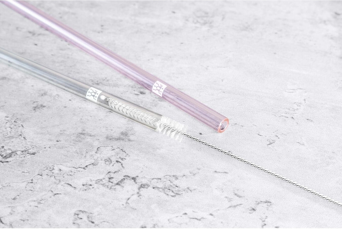 ZWILLING - Sorrento Straight Coloured Glass Straws - 39500-602