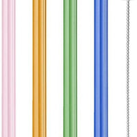 ZWILLING - Sorrento Straight Coloured Glass Straws - 39500-602