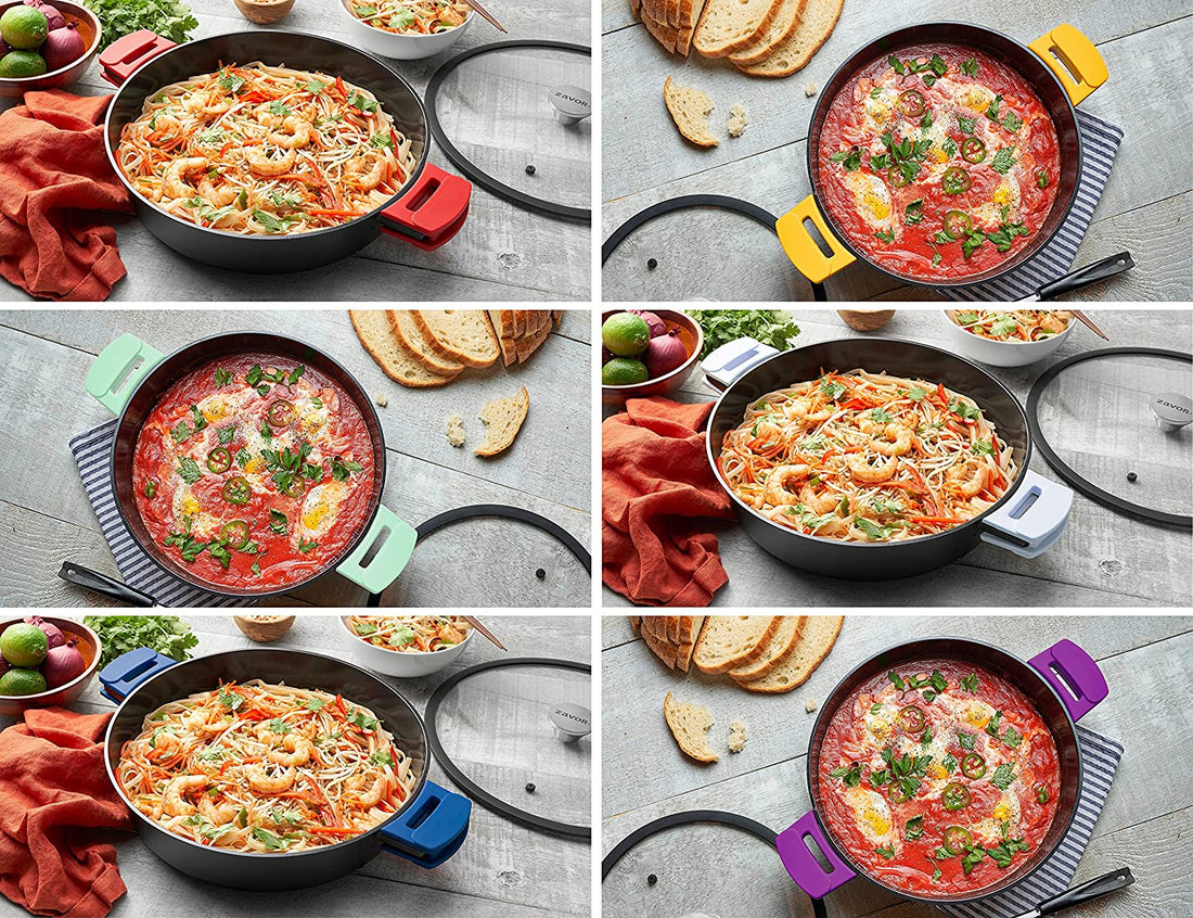 Zavor - Noir 4.5 QT Cast Aluminum Saute Pan - ZCWNR36