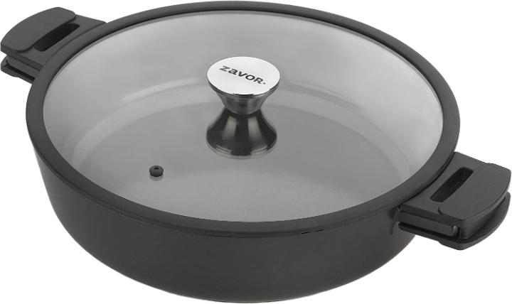 Zavor - Noir 4.5 QT Cast Aluminum Saute Pan - ZCWNR36