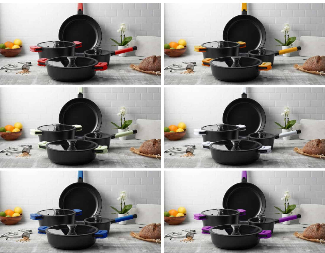 Zavor - Noir 6 PC Removable Handle & Grip Set - Mint Green - ZSPCWHH44