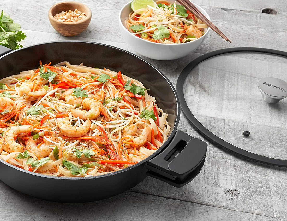 Zavor - Noir 6 QT Cast Aluminum Saute Pan - ZCWNR37