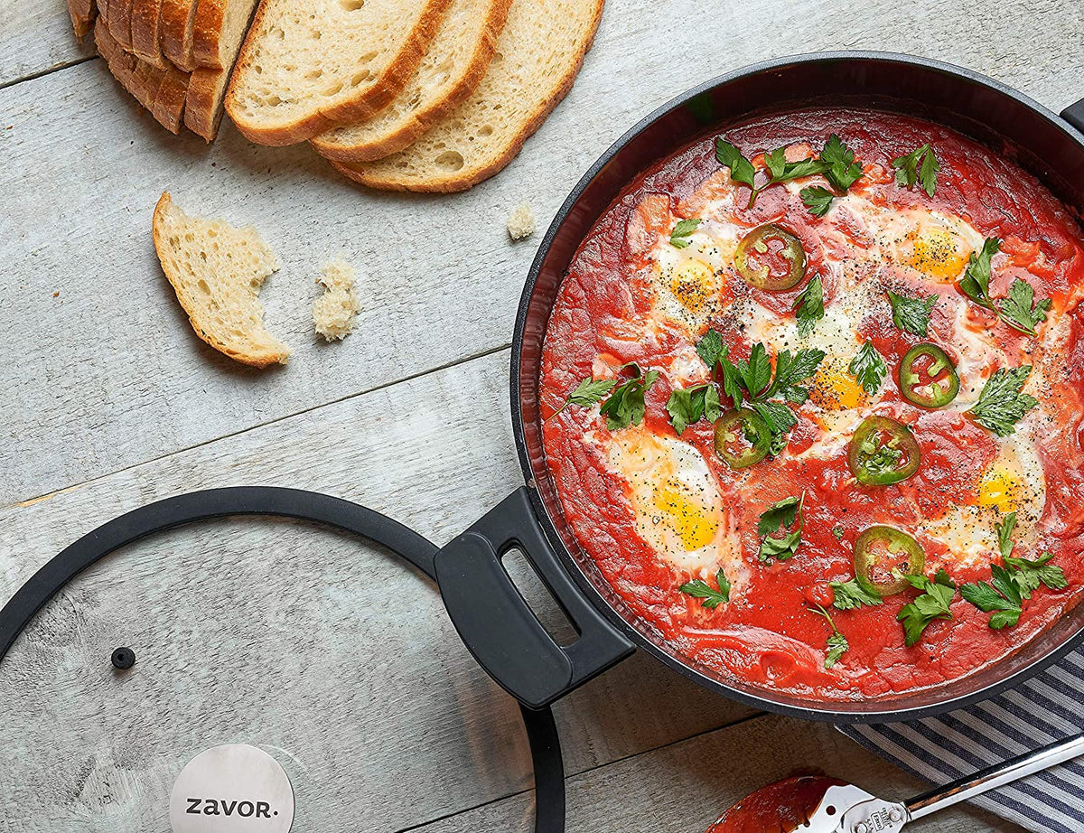 Zavor - Noir 6 QT Cast Aluminum Saute Pan - ZCWNR37