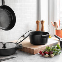 Zavor - Noir 7 PC Cast Aluminum Cookware Set - ZCWNR22