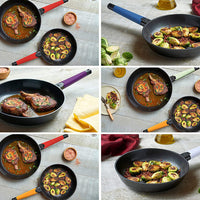 Zavor - Noir 8" & 10" Cast Aluminum Fry Pan Set - ZCWNR23