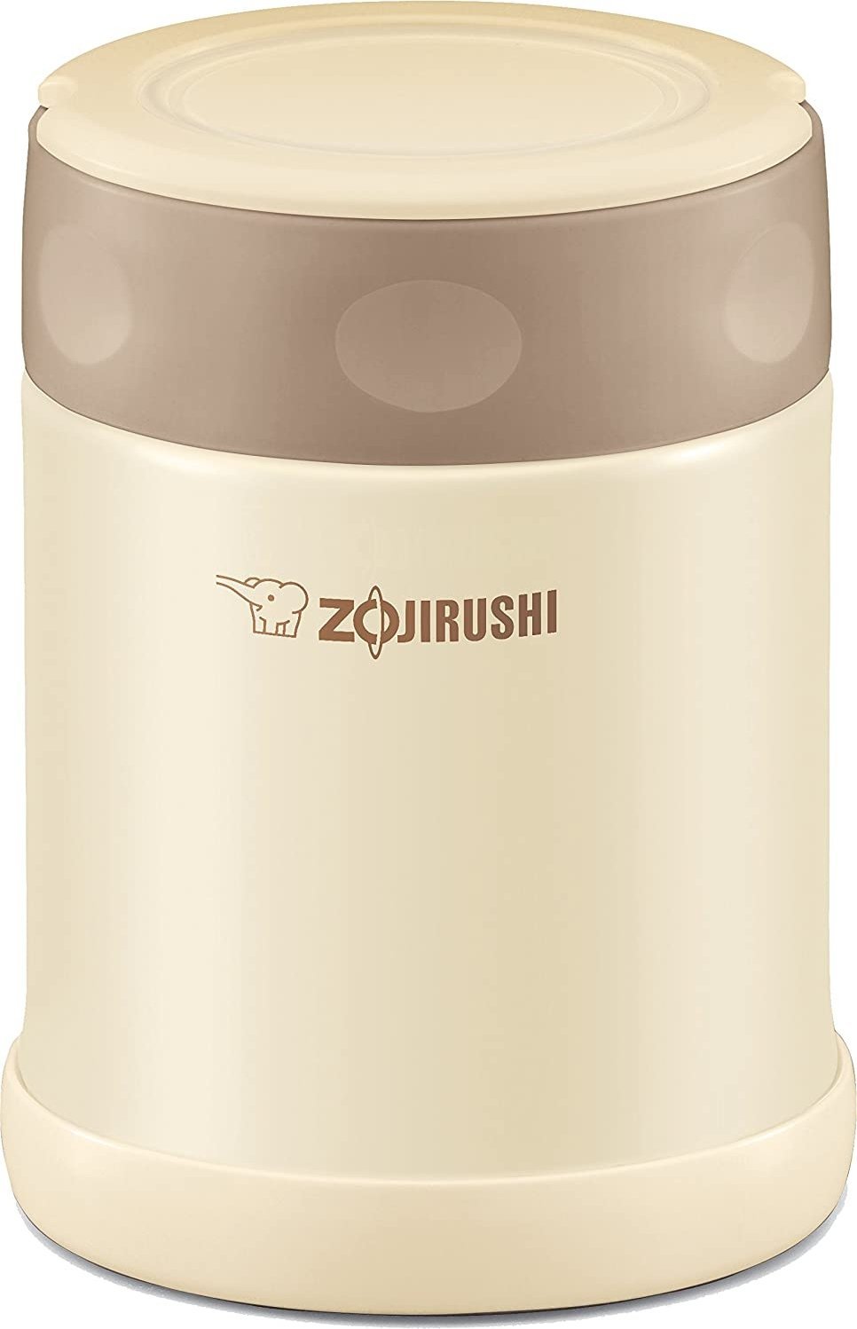 Zojirushi - 0.35L Stainless Steel Food Jar Cream (12oz) - SW-EAE35-CC