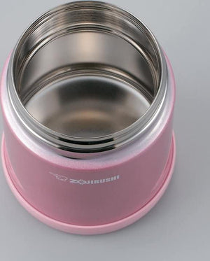 Zojirushi - 0.35L Stainless Steel Food Jar Shiny Pink (12oz) - SW-EAE35-PS