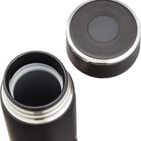 Zojirushi - 0.36 L Stainless Steel Vacuum Insulated Mug with Compact Lid Matte Black (12oz) - SM-LB36-BZ