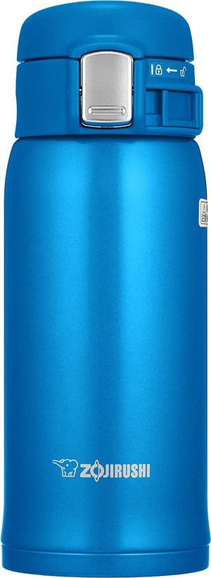 Zojirushi - 0.36L Stainless Steel Vacuum Insulated Mug Matte Blue (12oz) - SM-SD36-AM