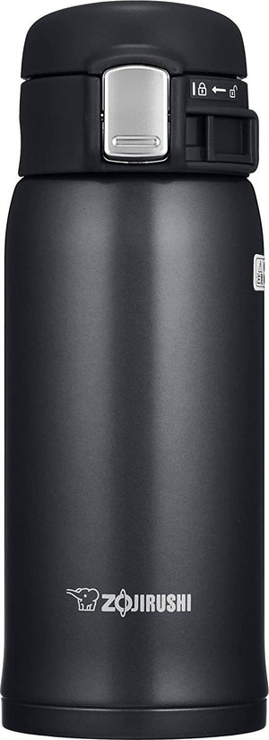 Zojirushi - 0.36L Stainless Steel Vacuum Insulated Mug Silky Black (12oz) - SM-SD36-BC