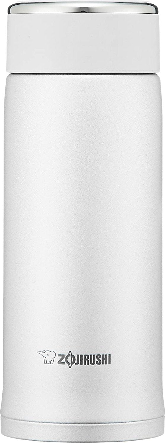 Zojirushi - 0.36L Stainless Steel Vacuum Insulated Mug with Compact Lid Silver (12oz) - SM-LB36-SA