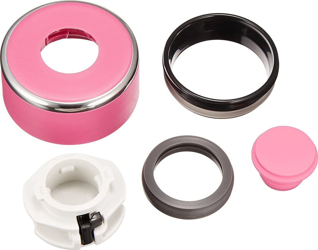 Zojirushi - 0.48L Stainless Steel Vacuum Insulated Mug with Compact Lid Floral Pink (16oz) - SM-LB48-PM