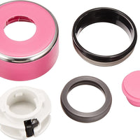 Zojirushi - 0.48L Stainless Steel Vacuum Insulated Mug with Compact Lid Floral Pink (16oz) - SM-LB48-PM