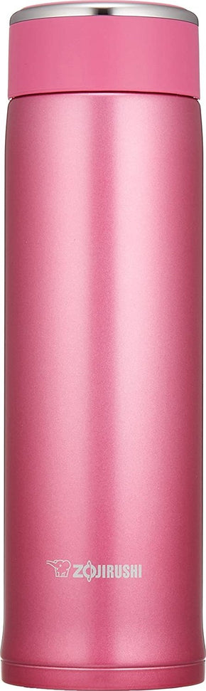 Zojirushi - 0.48L Stainless Steel Vacuum Insulated Mug with Compact Lid Floral Pink (16oz) - SM-LB48-PM