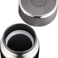 Zojirushi - 0.48L Stainless Steel Vacuum Insulated Mug with Compact Lid Matte Black (16oz) - SM-LB48-BZ