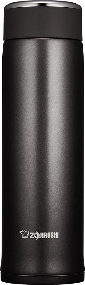 Zojirushi - 0.48L Stainless Steel Vacuum Insulated Mug with Compact Lid Matte Black (16oz) - SM-LB48-BZ