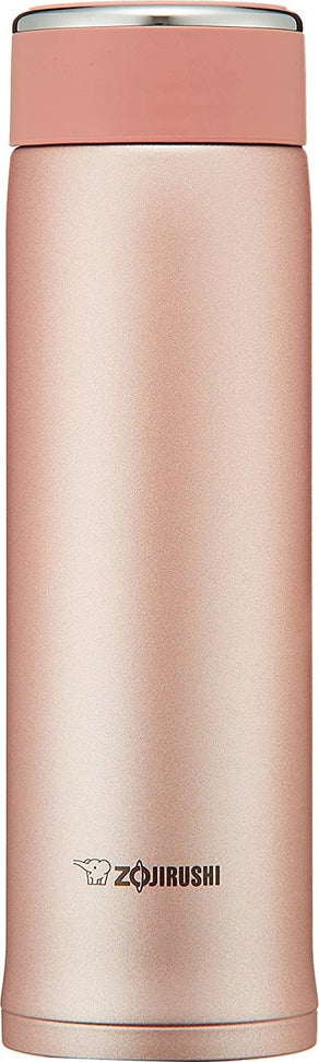 Zojirushi - 0.48L Stainless Steel Vacuum Insulated Mug with Compact Lid Pink Gold (16oz) - SM-LB48-NP