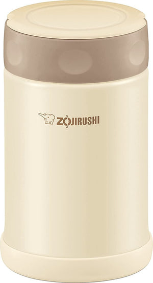 Zojirushi - 0.5L Stainless Steel Food Jar Cream (17oz) - SW-EAE50-CC