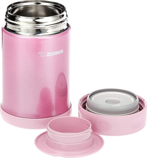 Zojirushi - 0.5L Stainless Steel Food Jar Shiny Pink (17oz) - SW-EAE50-PS
