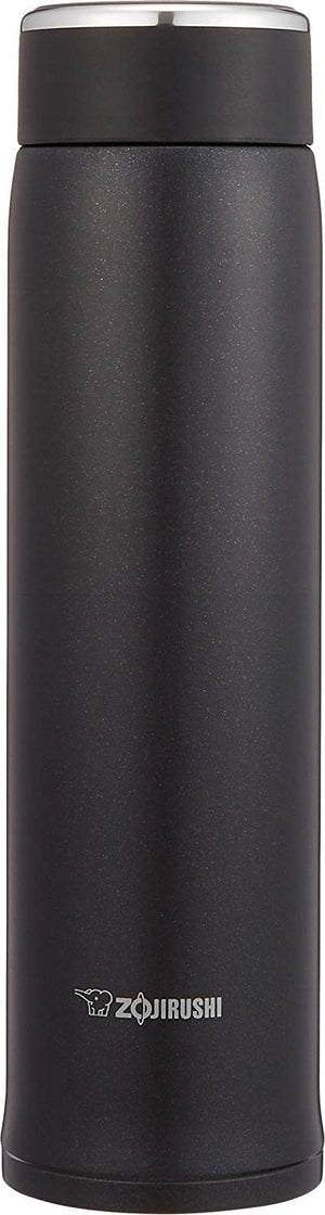 Zojirushi - 0.60L Stainless Steel Vacuum Insulated Mug with Compact Lid Matte Black (20oz) - SM-LB60-BZ