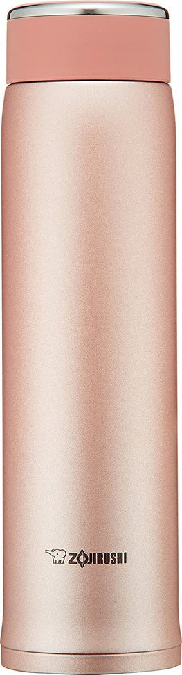 Zojirushi - 0.60L Stainless Steel Vacuum Insulated Mug with Compact Lid Pink Gold (20oz) - SM-LB60-NP